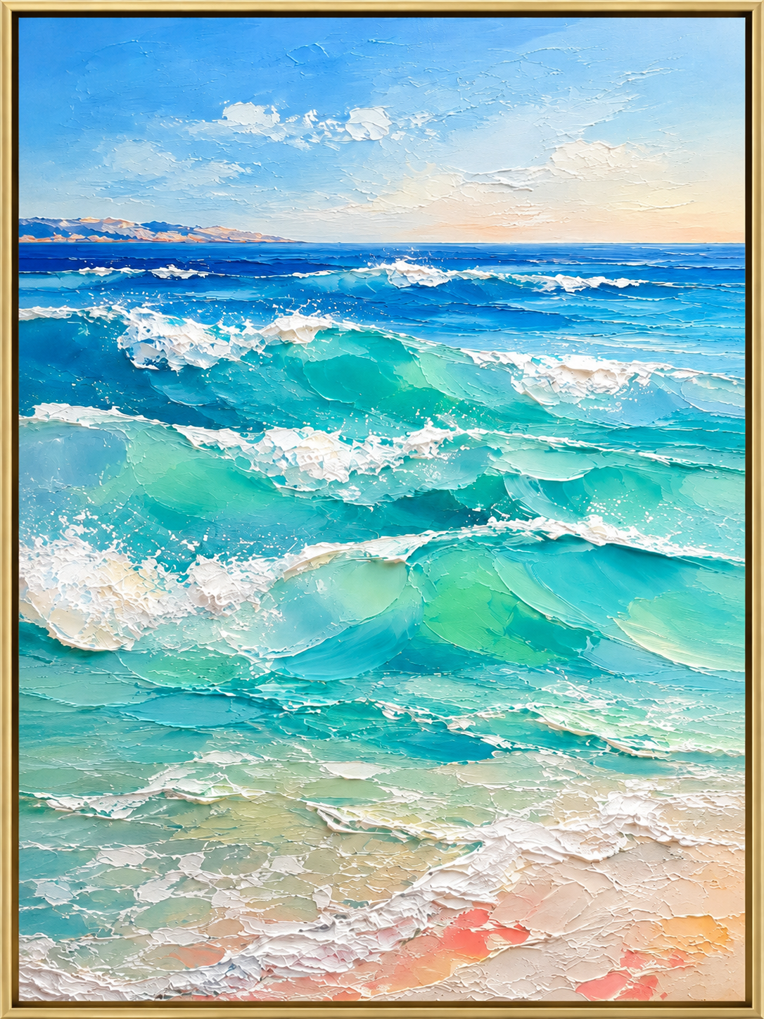 Turquoise Ocean Waves