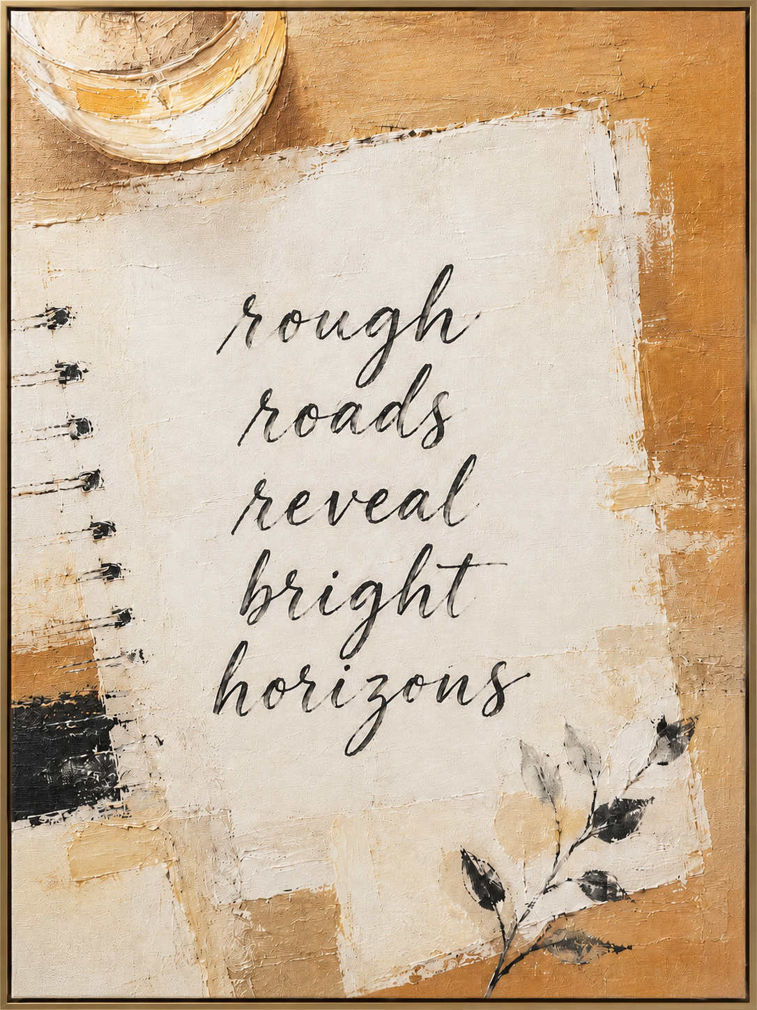 Bright Horizons Textured Quote