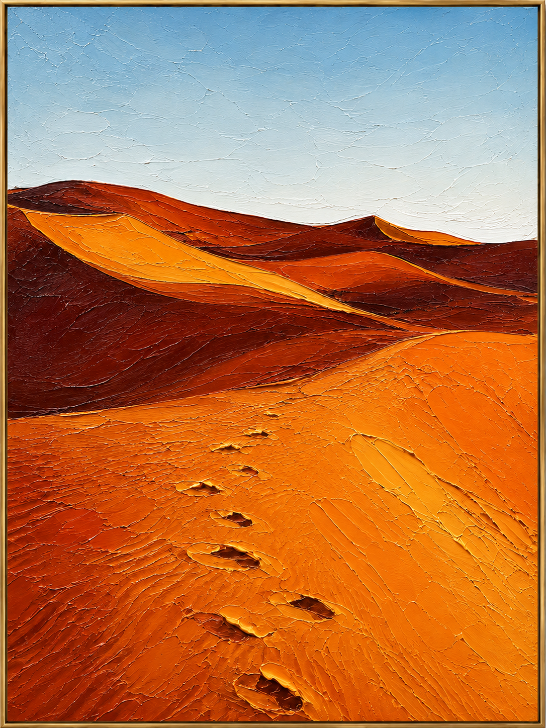 Desert Dune Footprints