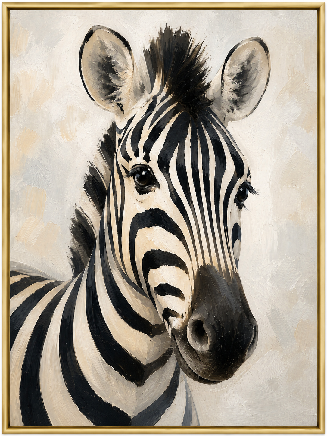 Striking Zebra Portrait