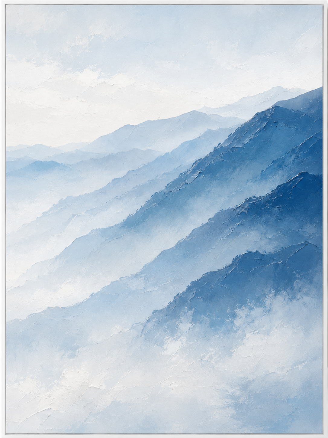 Serene Blue Mountain Mist