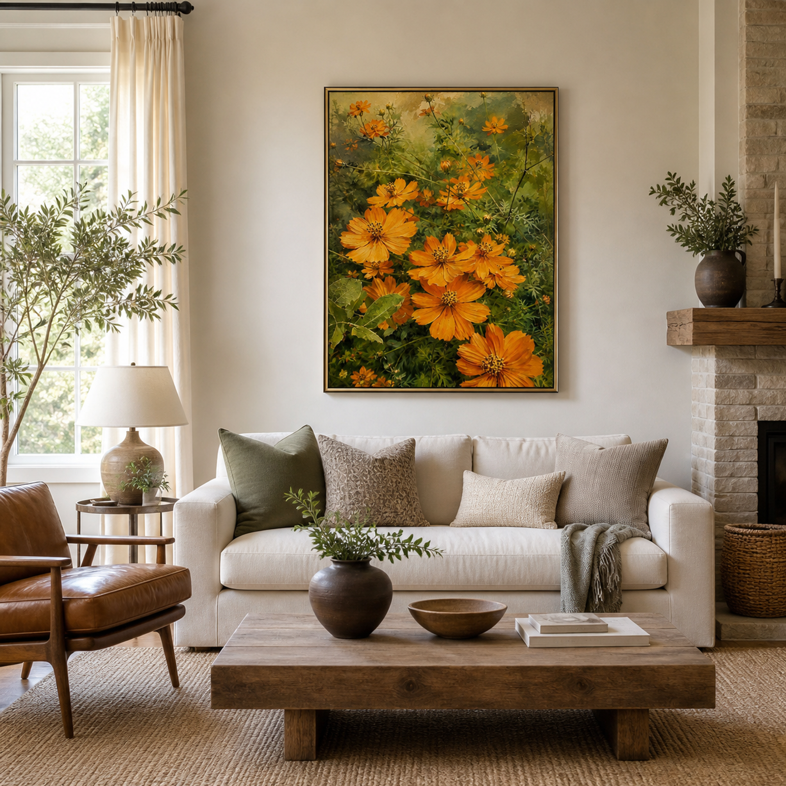 Golden Wildflower Garden