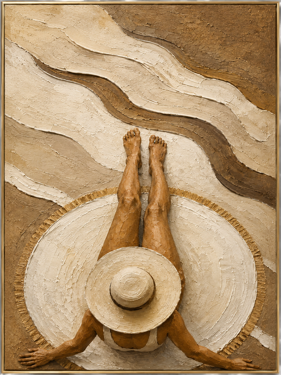 Sunlit Beach Leisure