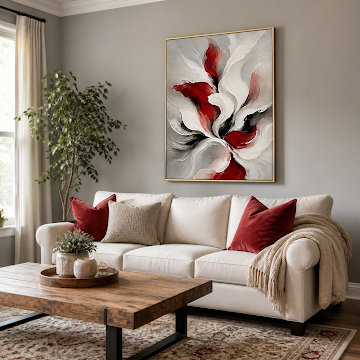 Crimson Bloom Elegance
