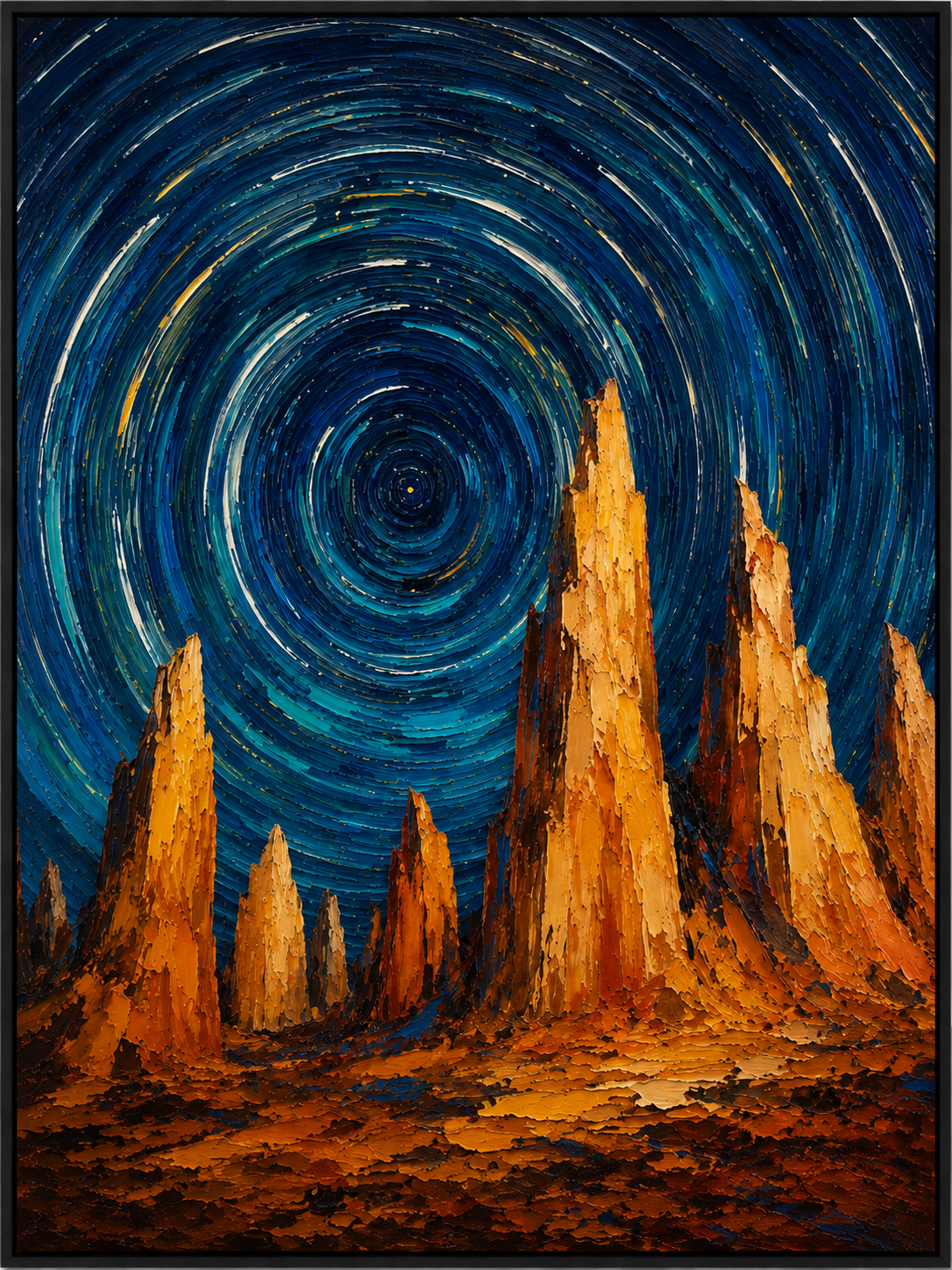 Starry Desert Peaks