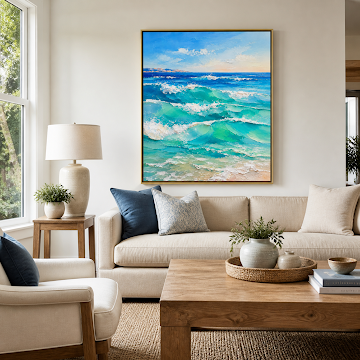 Turquoise Ocean Waves