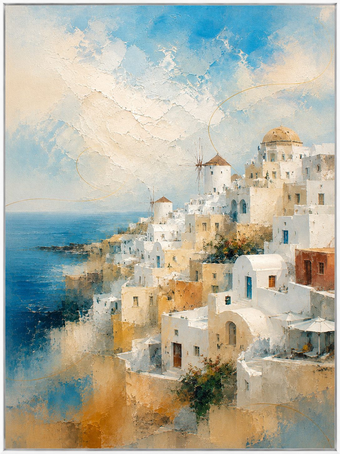 Santorini Coastal Serenity