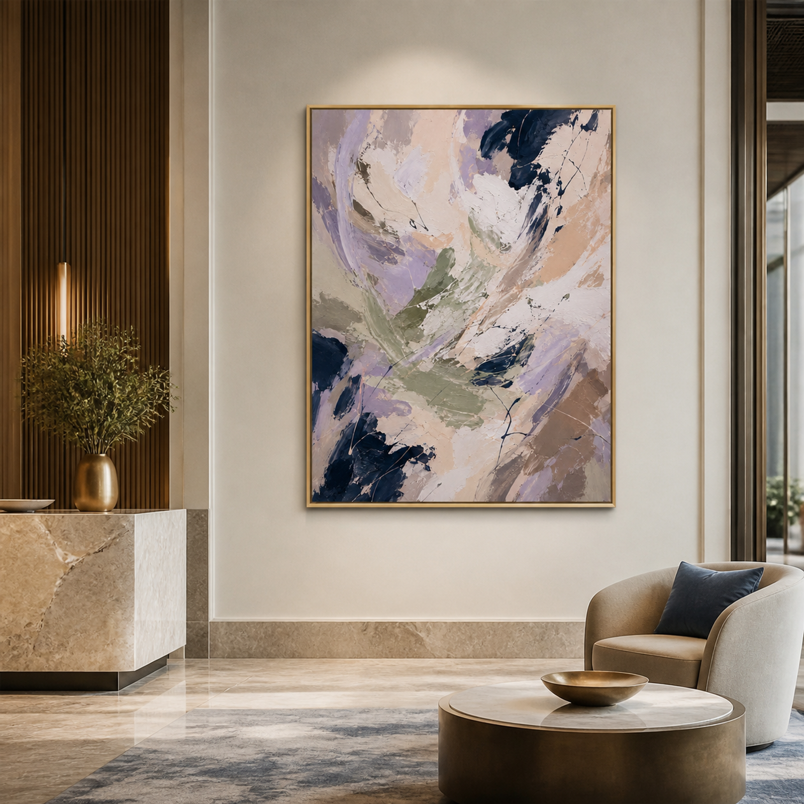 Lavender Abstract Bloom