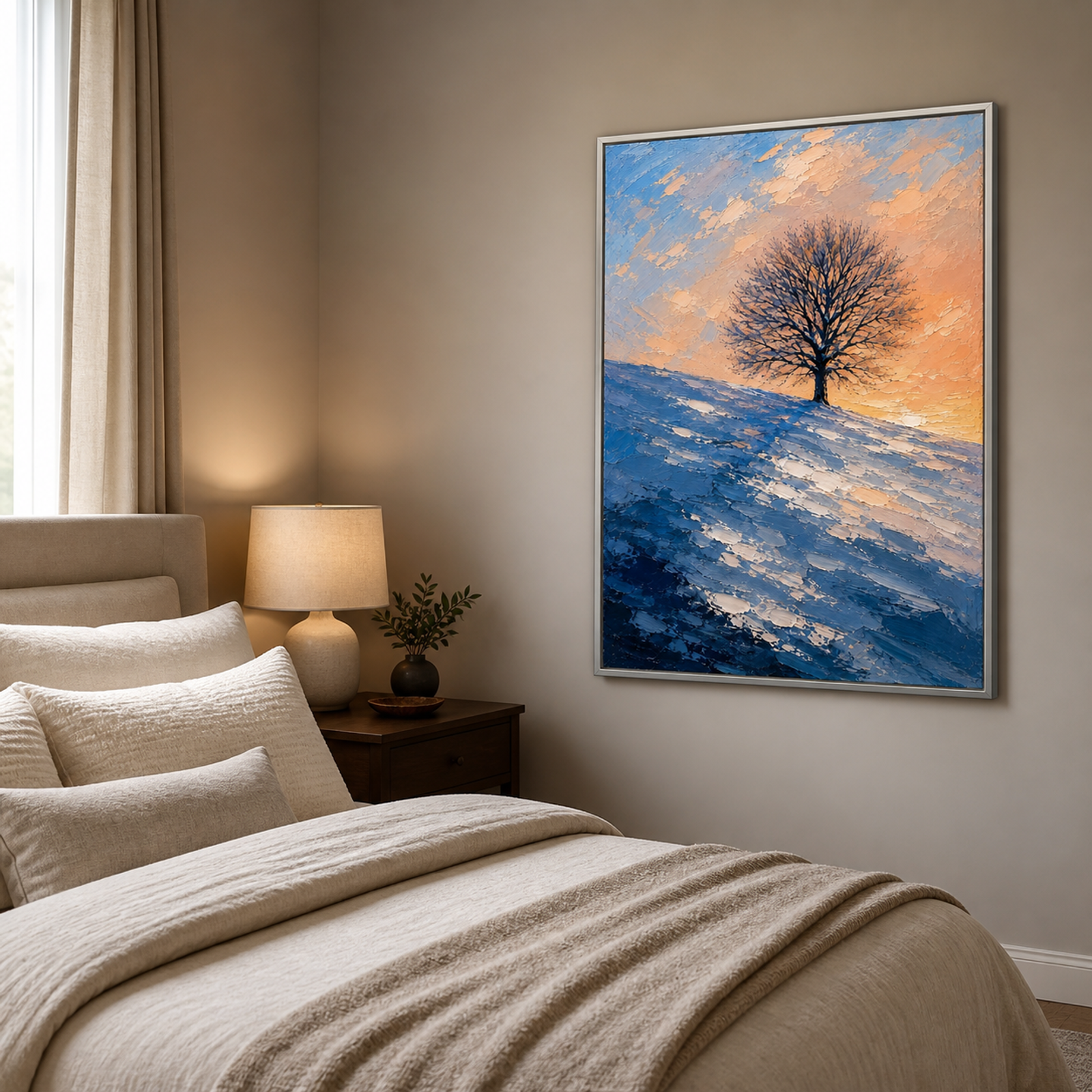 Winter Tree Sunset
