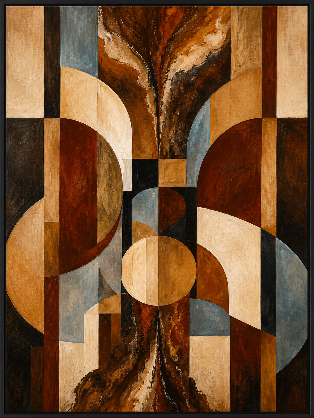 Earthtone Geometric Harmony
