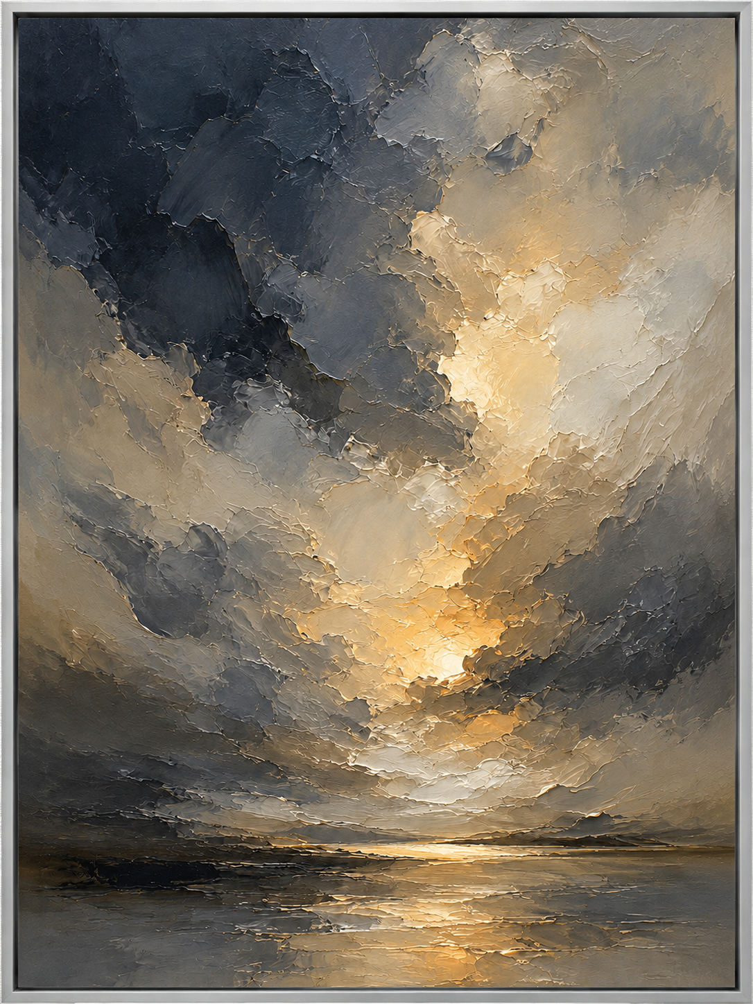 Golden Coastal Storm