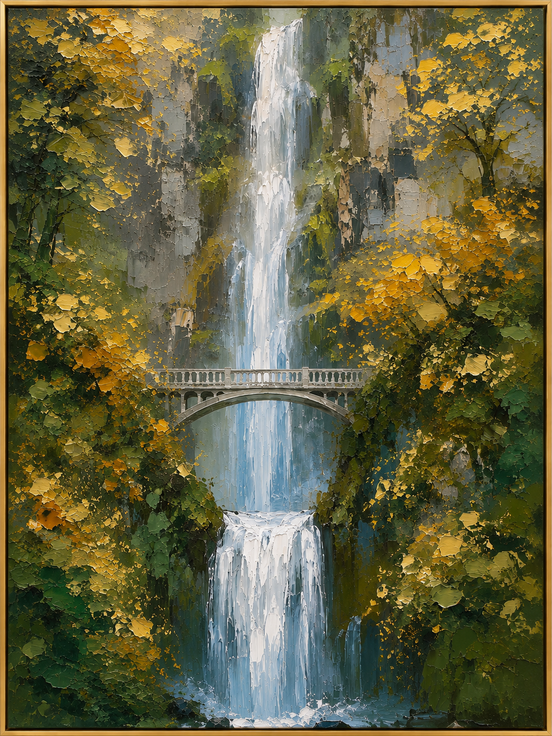 Autumn Waterfall Retreat