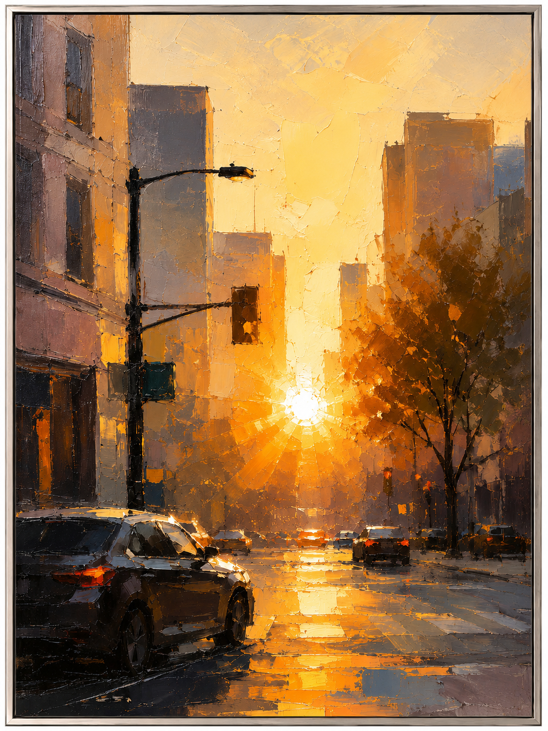 Golden City Sunset