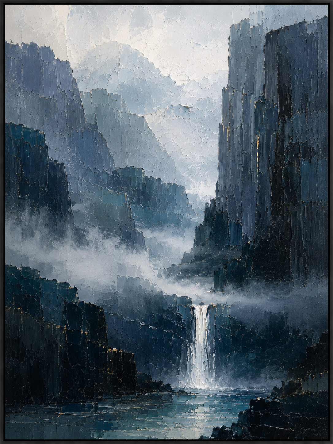 Misty Canyon Waterfall