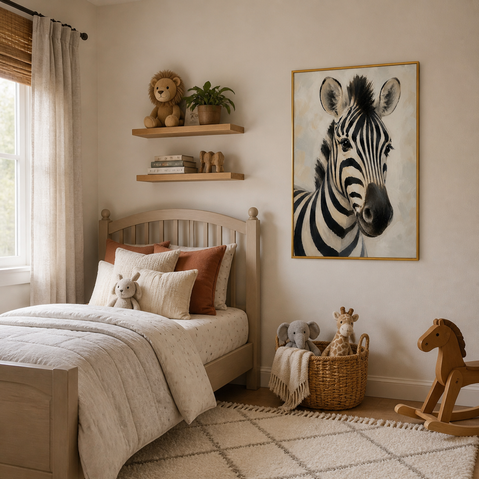 Striking Zebra Portrait