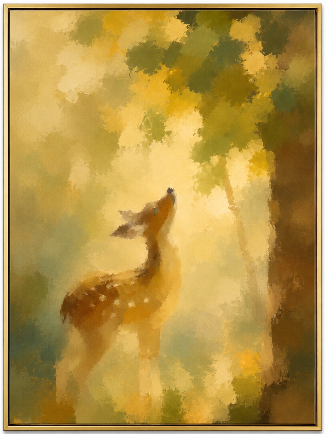 Golden Forest Deer