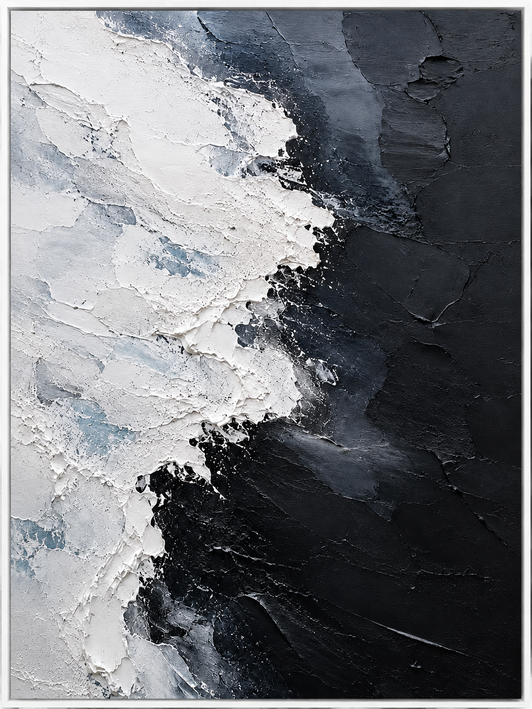 Monochrome Textured Divide