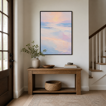 Pastel Winter Horizon