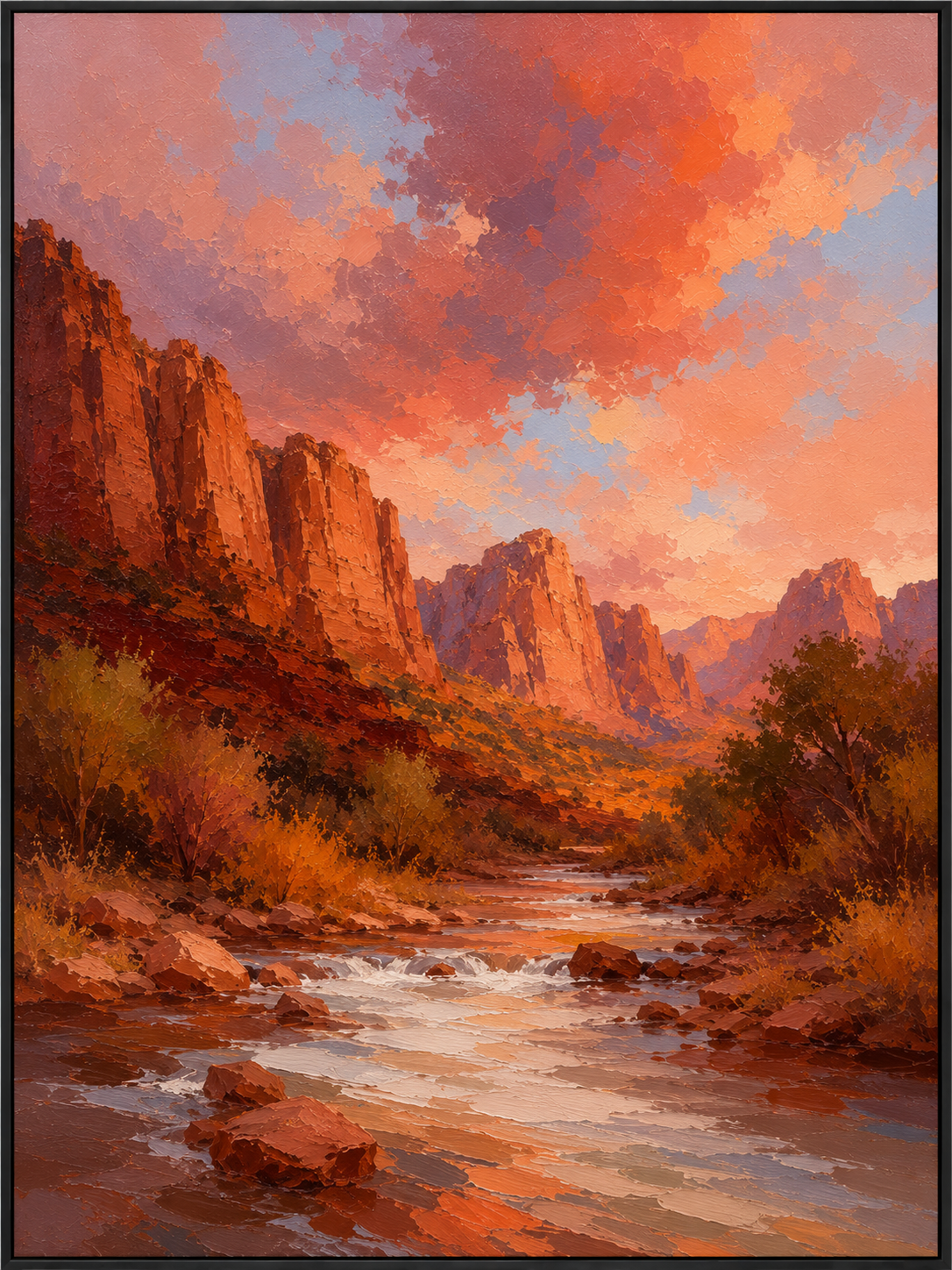 Sunset Canyon River