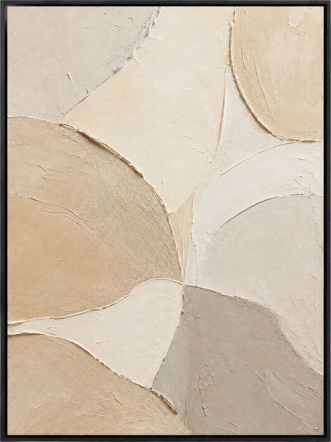Soft Neutral Petal Abstract