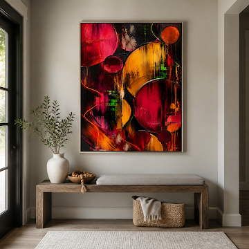 Radiant Abstract Circles