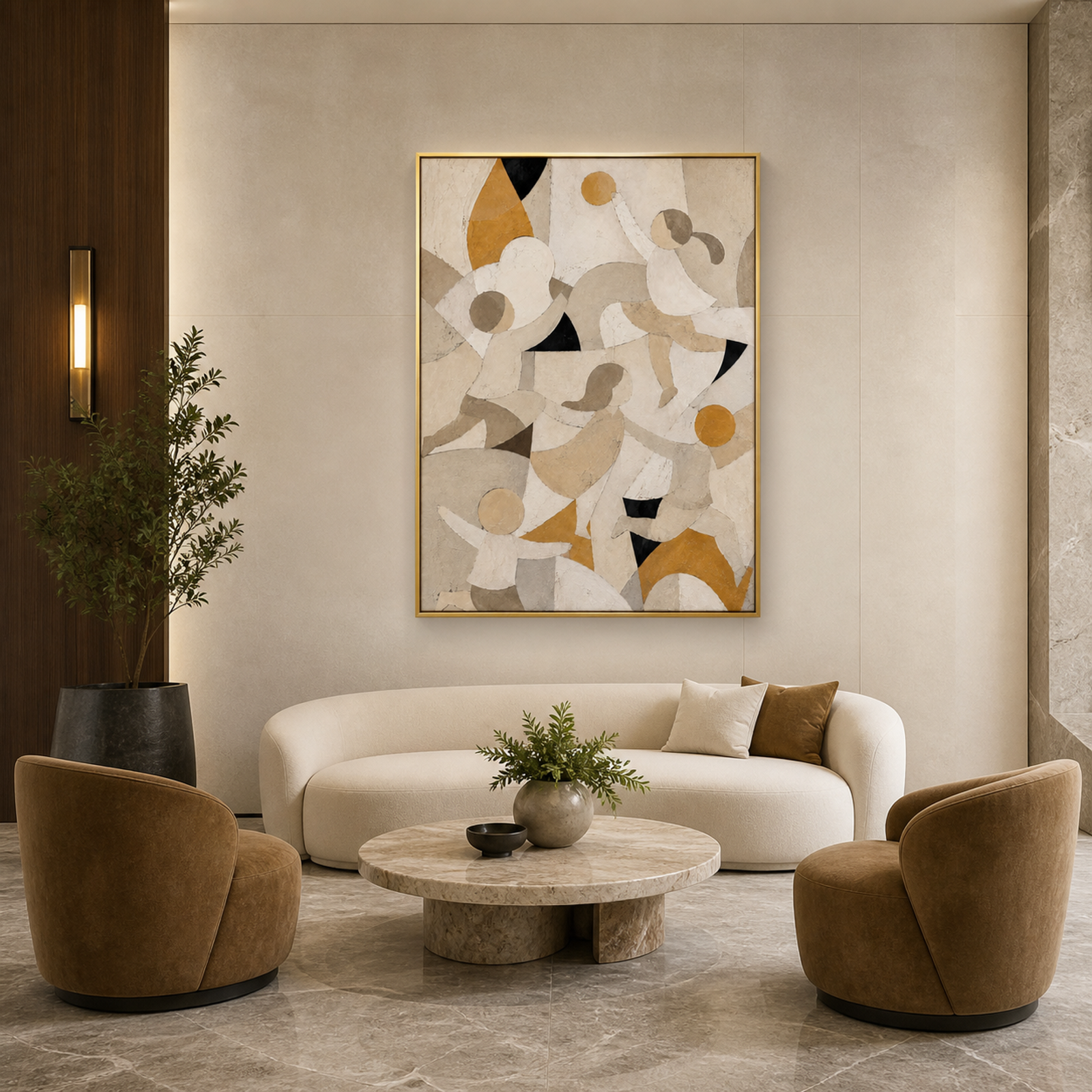 Abstract Playful Figures