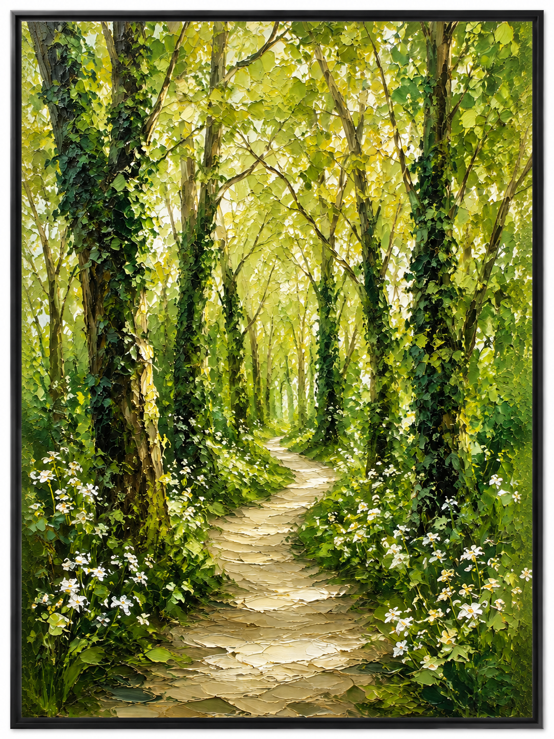 Sunlit Forest Path