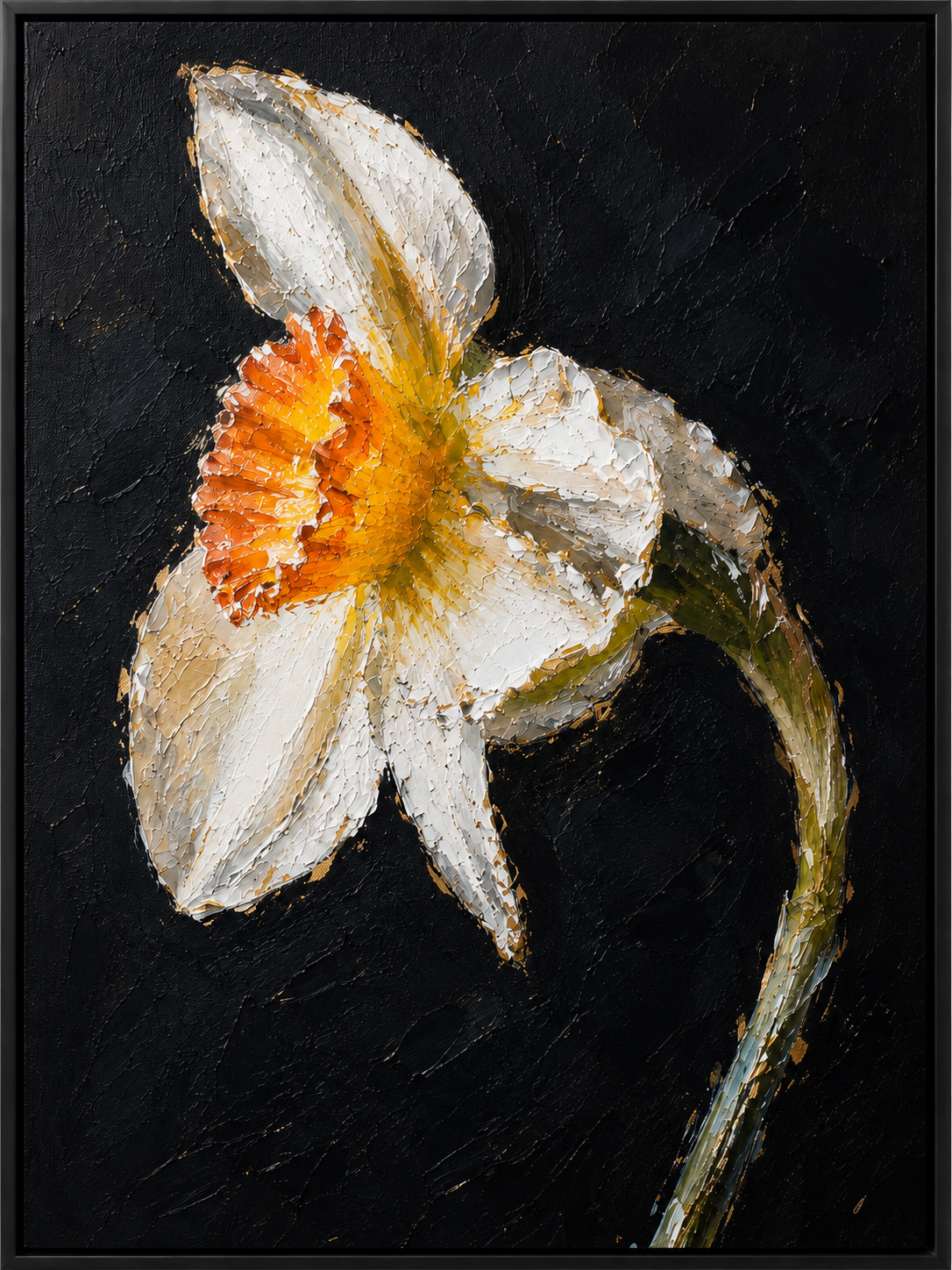 Dramatic White Daffodil