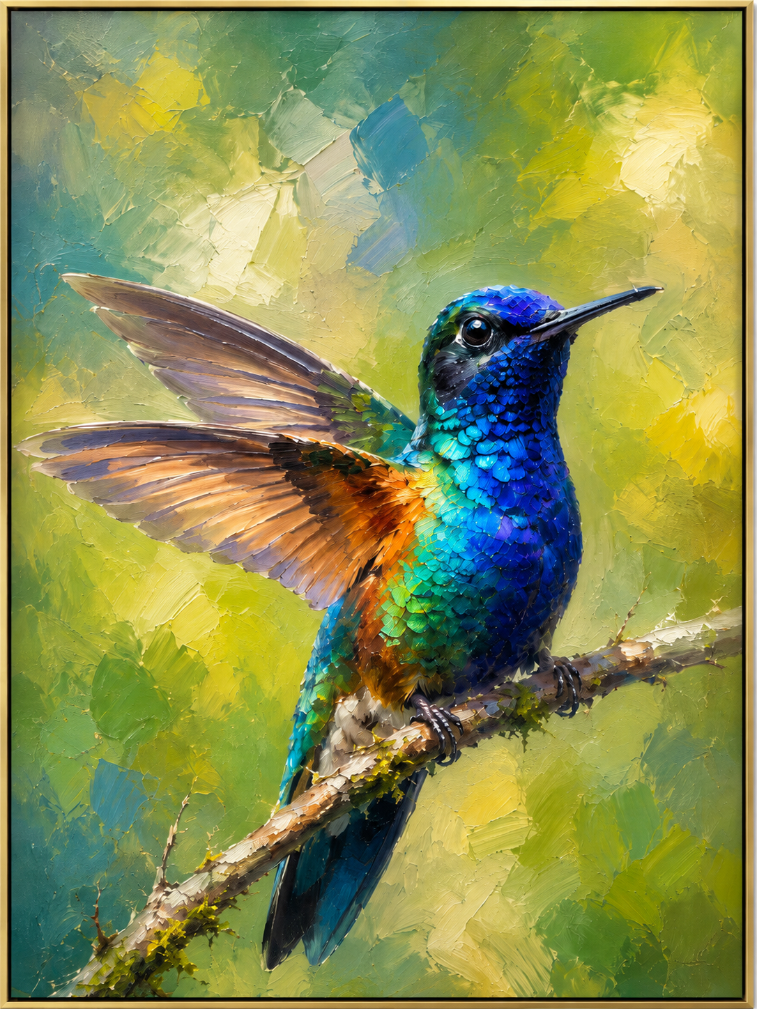 Vibrant Hummingbird Glow