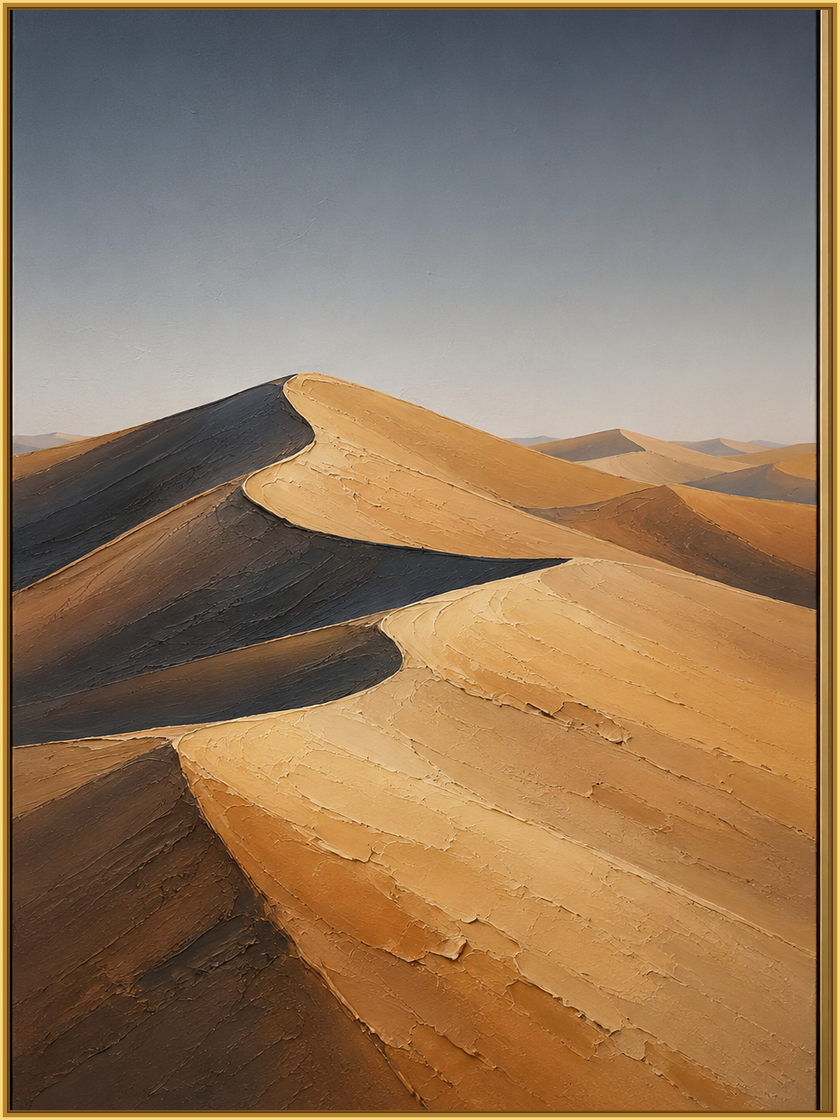 Golden Desert Dunes