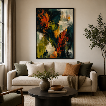 Autumn Leaves Abstract