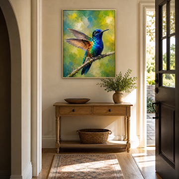 Vibrant Hummingbird Glow