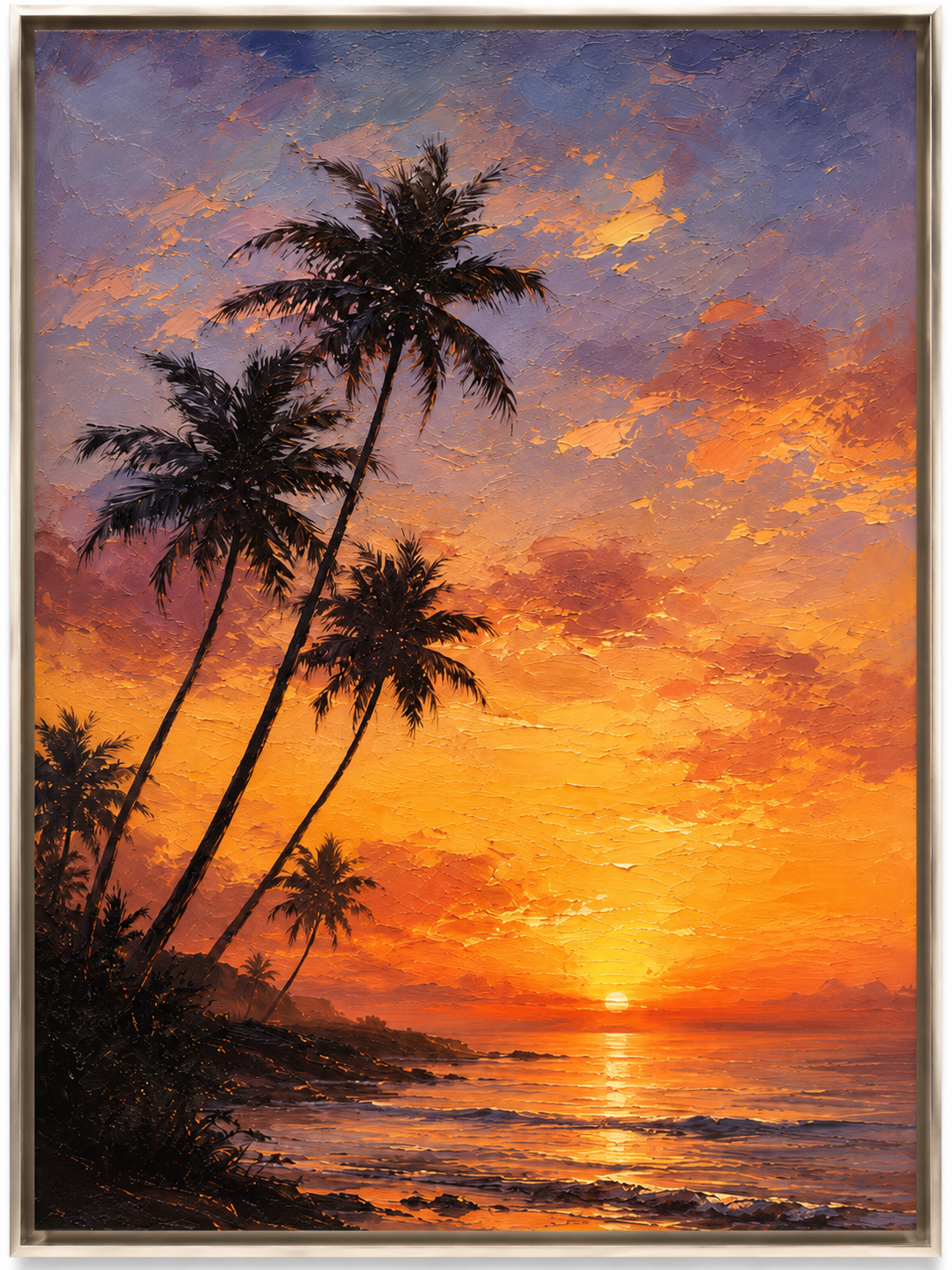 Tropical Sunset Palms