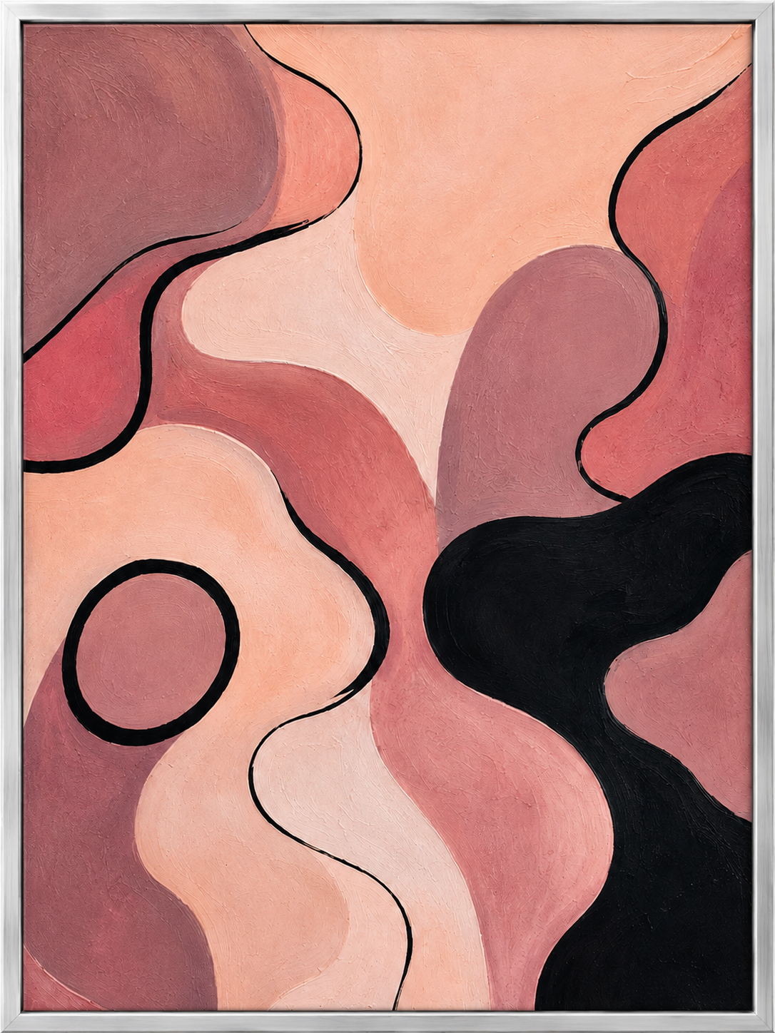 Blush Abstract Flow