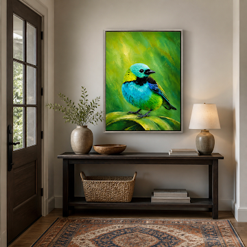 Vibrant Tropical Bird
