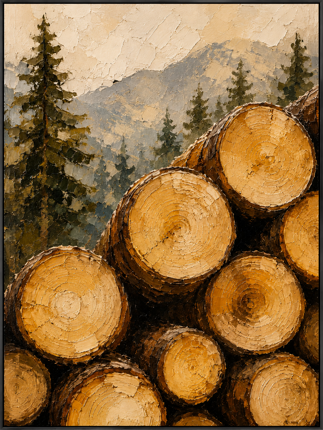Rustic Forest Timber