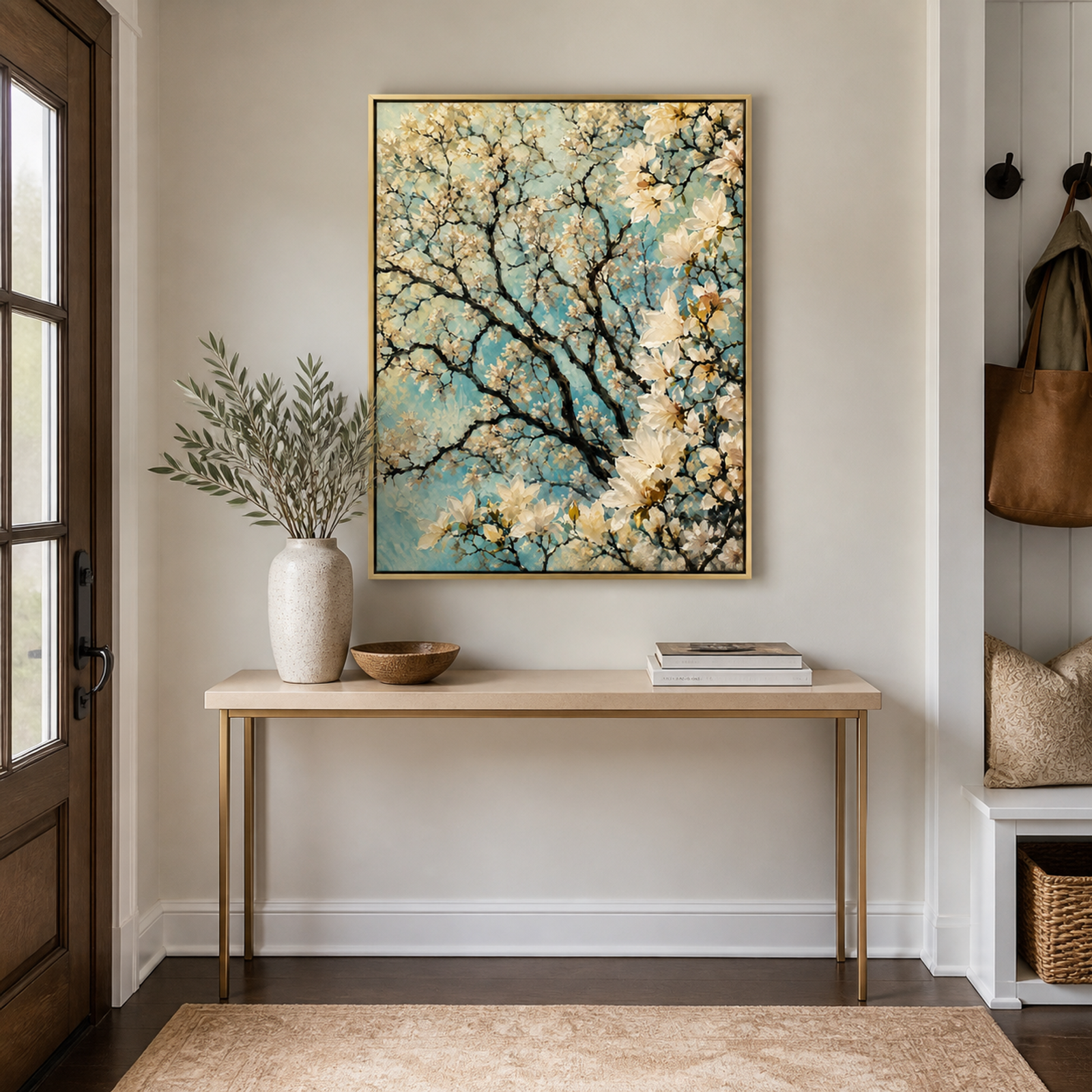 Blossom Branches in Blue