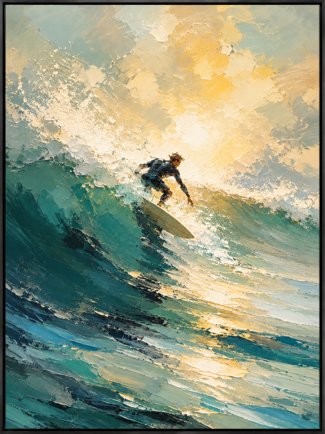 Golden Surf Break
