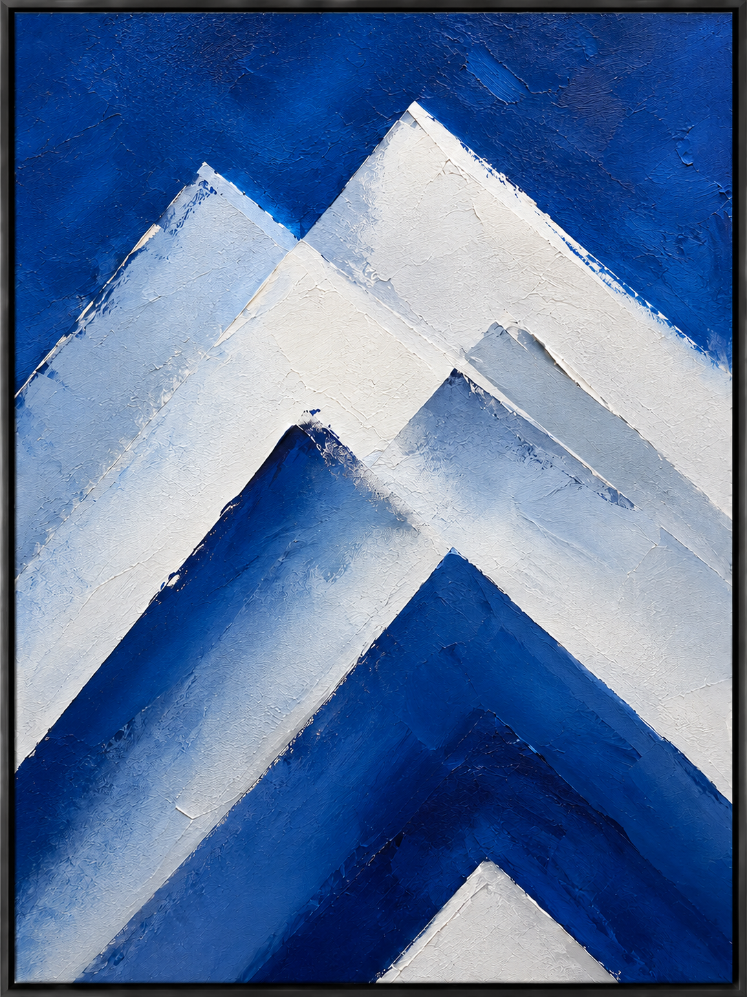 Alpine Blue Geometry