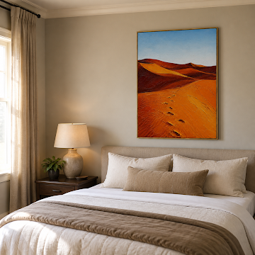 Desert Dune Footprints