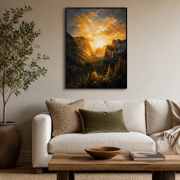 Golden Mountain Sunrise
