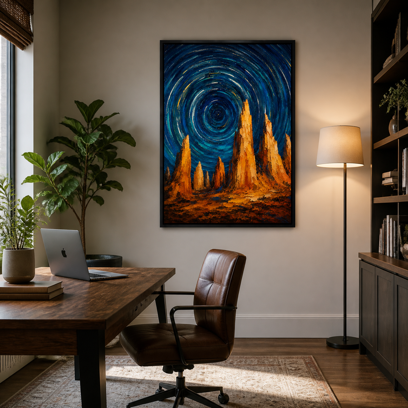 Starry Desert Peaks