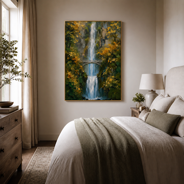 Autumn Waterfall Retreat
