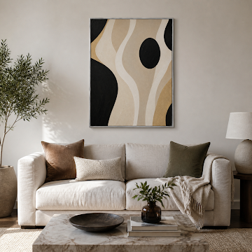 Gilded Organic Abstraction