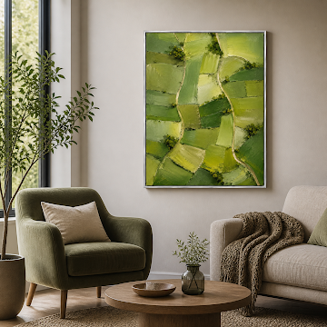 Verdant Patchwork Fields
