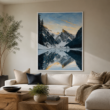 Serene Alpine Reflection