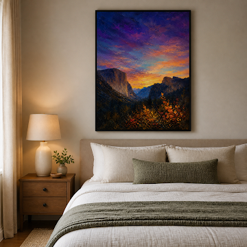 Radiant Mountain Sunset