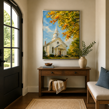 Autumn Chapel Light