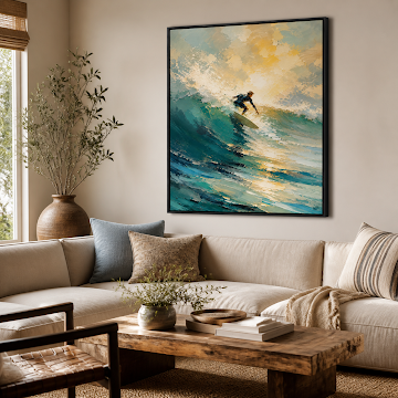 Golden Surf Break