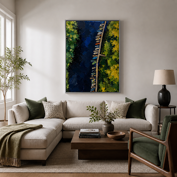 Boats Along Forest Water